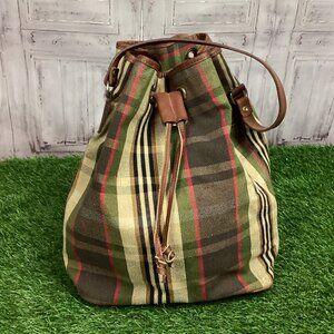 Vintage Heckathorn Plaid Bucket Bag